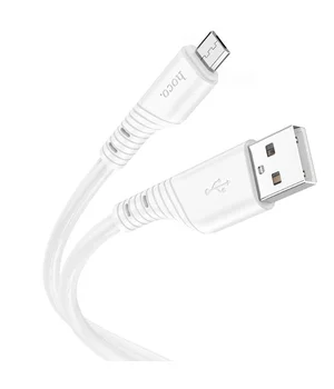 Дата кабель Hoco X97 Crystal color USB to MicroUSB (1m) White Дата кабель Hoco X97 Crystal color USB to MicroUSB (1m) White