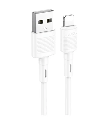Дата кабель Hoco X83 Victory USB to Lightning (1m) White