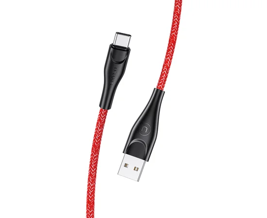 Дата кабель Usams US-SJ398 U41 Type-C Braided Data and Charging Cable 3m Красный
