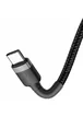 Дата кабель Baseus Cafule Type-C to Type-C Cable PD 2.0 60W (1m) Черный / Серый