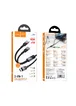Дата кабель Hoco U139 Type-C to Lightning/Type-C 100W (1.2m) Black