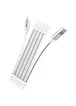 Дата кабель Hoco U103 Magnetic Absorption USB to Lightning (1m) White