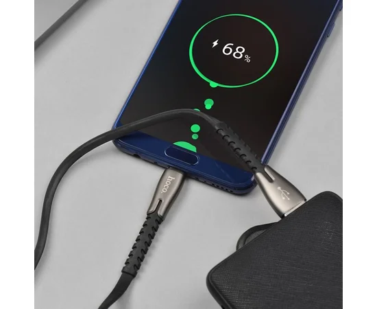Дата кабель Hoco U58 Core Type-C Cable (1.2m) Черный