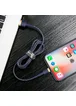 Дата кабель Baseus Cafule Lightning Cable 1.5A (2m) (CALKLF-C) Золотой / Синий