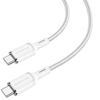 Дата кабель Borofone BX90 Cyber USB для Type-C (1m) White