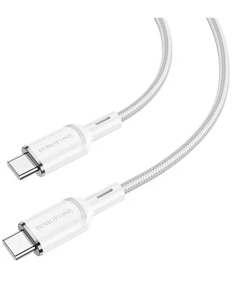 Дата кабель Borofone BX90 Cyber USB для Type-C (1m) White
