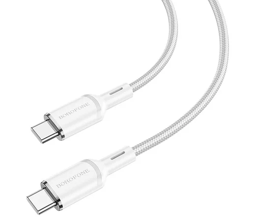 Дата кабель Borofone BX90 Cyber USB для Type-C (1m) White