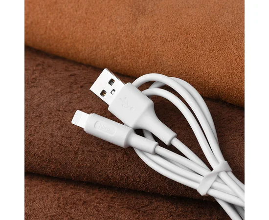 Дата кабель Hoco X25 Soarer Lightning Cable (1m) Белый