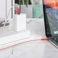 Дата кабель Hoco X99 Crystal Junction Type-C to Type-C 60W (1.2m) Red