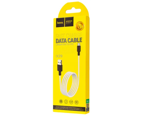 Дата кабель Hoco X29 Superior Style Type-C Cable 2A (1m) white