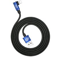 Дата кабель Baseus MVP Elbow Lightning Cable 2.4A (1m) (CALMVP) blue