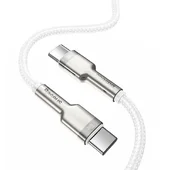 Дата кабель Baseus Cafule Series Metal Type-C to Type-C 100W (1m) Белый