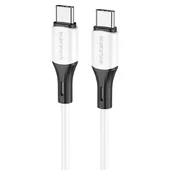 Дата кабель Borofone BX79 Type-C to Type-C 60W (1m) Білий