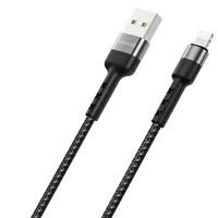 Дата кабель Borofone BX34 Advantage USB to Lightning (1m) Чорний
