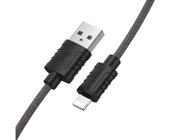 Дата кабель Borofone BX52 Airy USB to Lightning (1m) Черный