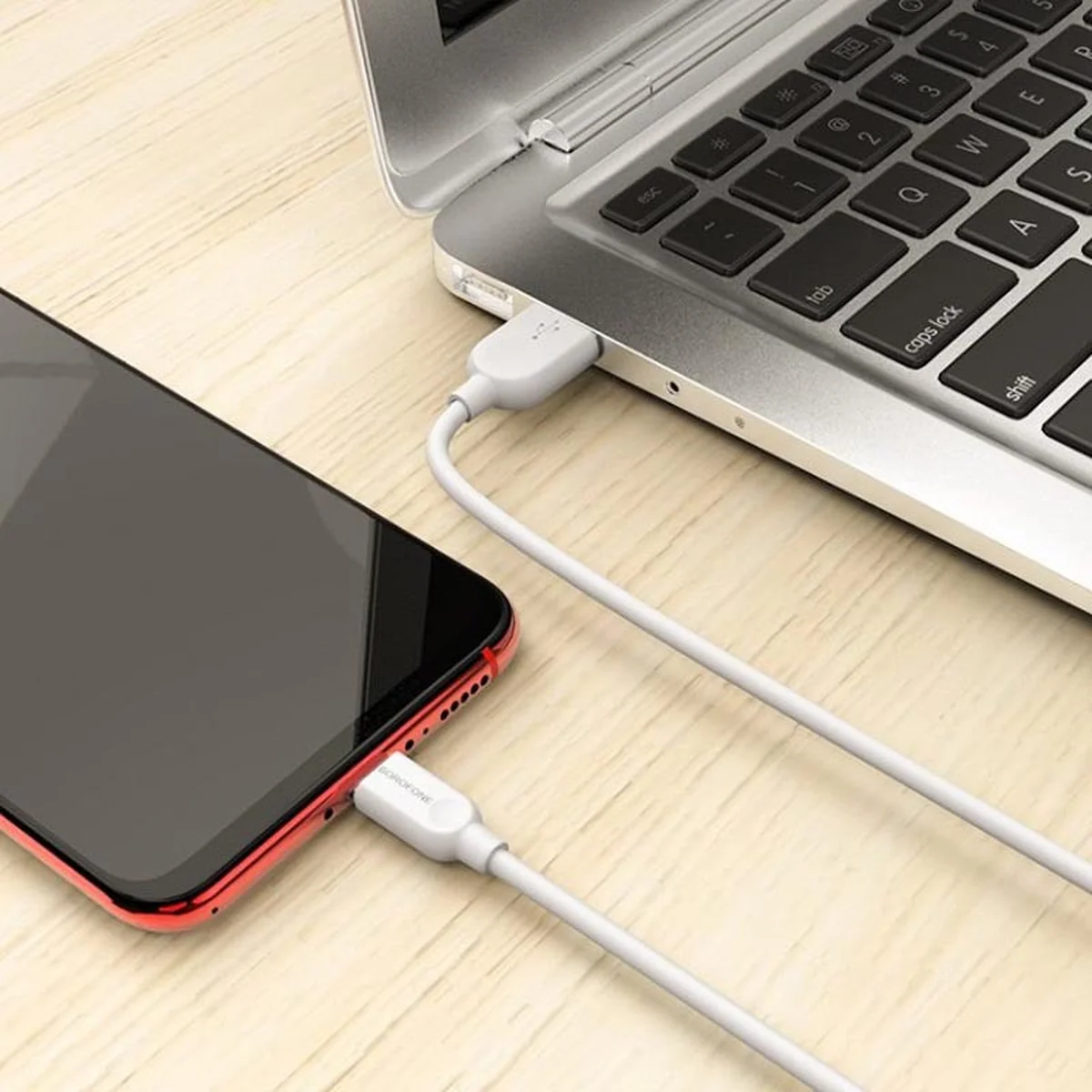 Дата кабель Borofone BX14 USB to MicroUSB (3m) Білий