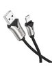 Дата кабель Hoco U67 "Soft Silicone" Lightning (1.2m) Черный