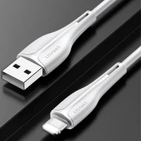 Дата кабель Usams US-SJ371 U-38 USB to Lightning 2A (1m) Білий