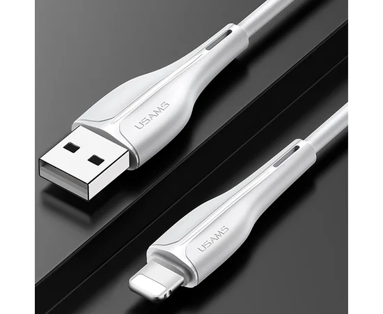 Дата кабель Usams US-SJ371 U-38 USB to Lightning 2A (1m) Белый