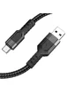 Дата кабель Hoco U110 charging data sync USB to Type-C (1.2 m) Черный
