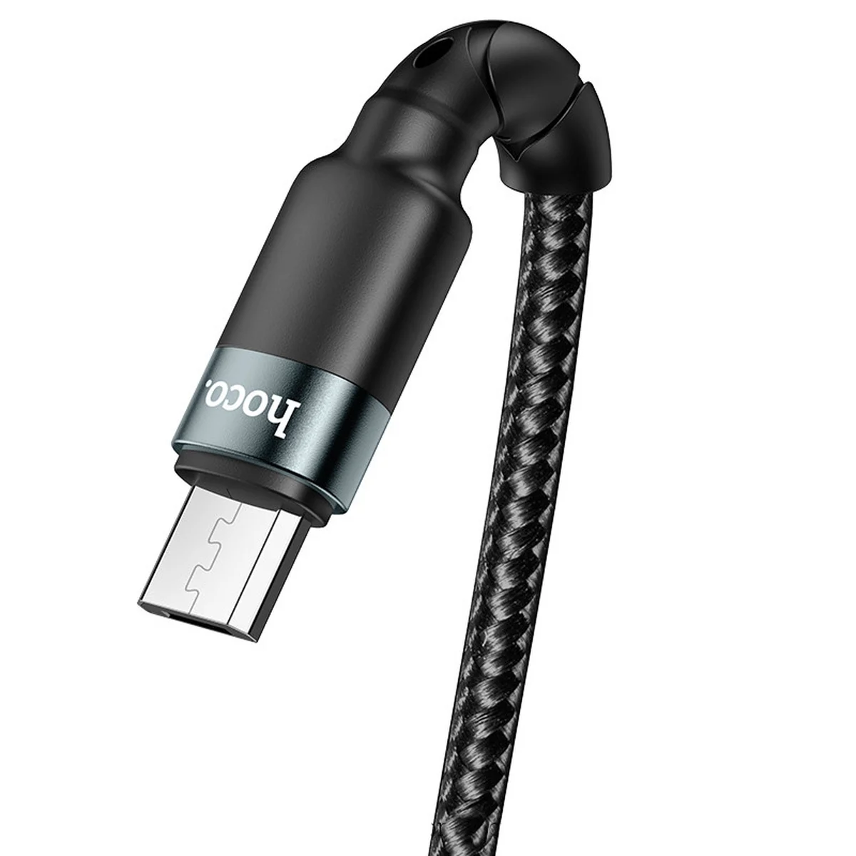 Дата кабель Hoco DU46 Charging USB to MicroUSB (1m) Черный