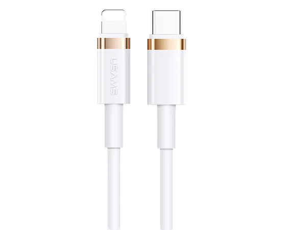 Дата кабель Usams US-SJ485 U63 Type-C To Lightning 20W PD (2m) Белый
