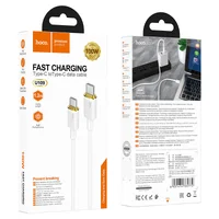 Дата кабель Hoco U109 Type-C to Type-C 100W (1.2m) White