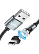 Дата кабель Hoco U94 "Universal magnetic" Lightning (1.2 m) Черный