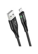 Дата кабель Hoco U93 "Shadow" Lightning (1.2 m) Черный
