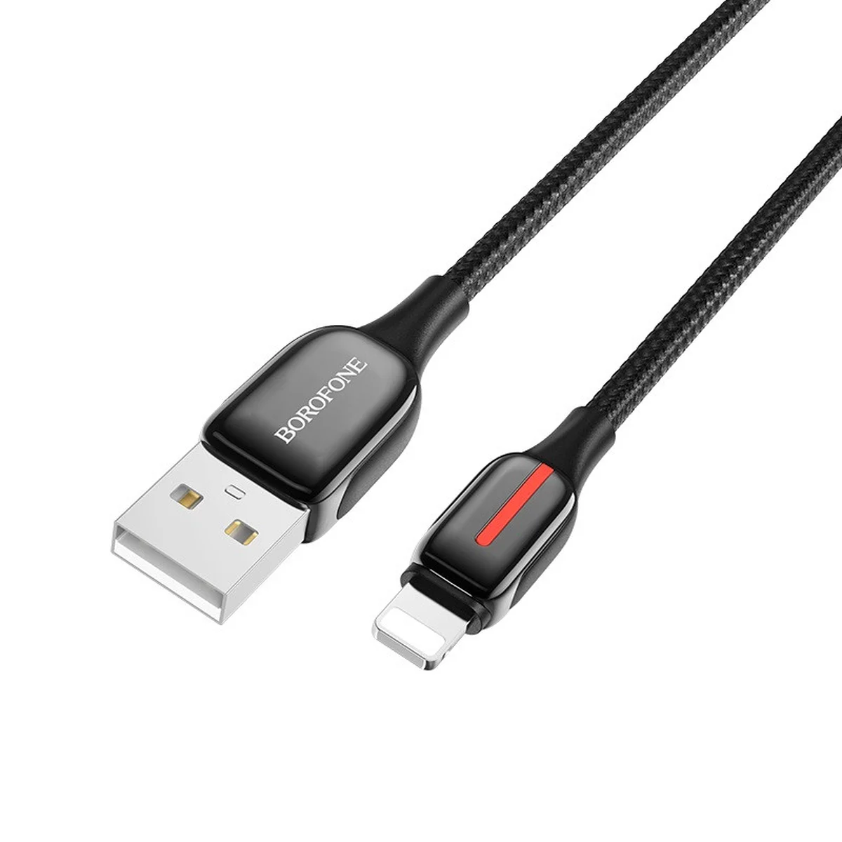 Дата кабель Borofone BU14 Heroic USB to Lightning (1.2m) Черный