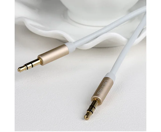 Аудио кабель Usams YP-01 Aux (1m) Белый