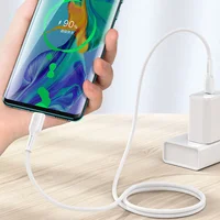 Дата кабель USAMS US-SJ459 U43 Type-C to Type-C 100W PD (1.2m) Білий