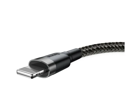 Дата кабель Baseus Cafule Lightning Cable 1.5A (2m) Серый / Черный