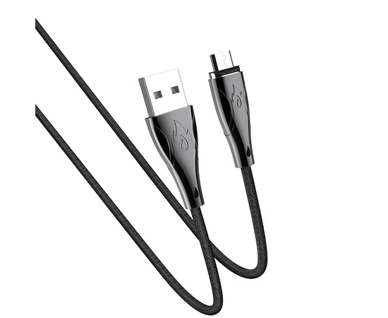 Дата кабель Hoco U75 "Blaze magnetic" MicroUSB (1.2М) Черный