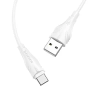 Дата кабель Borofone BX18 Optimal USB to Type-C (3m) Білий