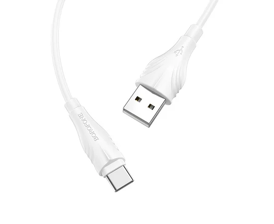 Дата кабель Borofone BX18 Optimal USB to Type-C (3m) Белый