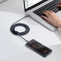 Дата кабель Baseus Crystal Shine Series Type-C to Type-C 100W (1.2m) (CAJY00060) Black