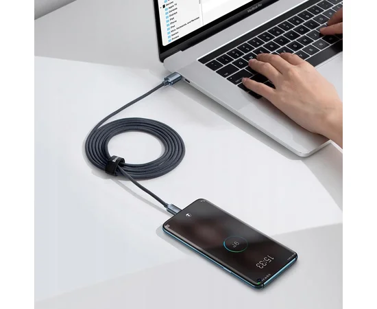 Дата кабель Baseus Crystal Shine Series Type-C to Type-C 100W (1.2m) (CAJY00060) Black