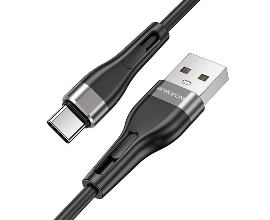 Дата кабель Borofone BX46 Rush USB to Type-C (1m) Черный