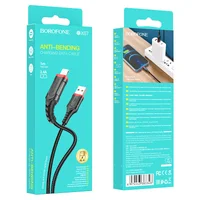 Дата кабель Borofone BX67 USB to Lightning (1m) Чорний
