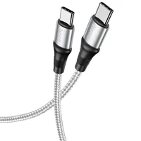 Дата кабель Hoco X50 "Excellent" Type-C to Type-C (2m) Серый