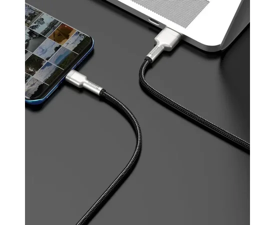 Дата кабель Baseus Cafule Series Metal USB to Type-C 40W (2m) Черный