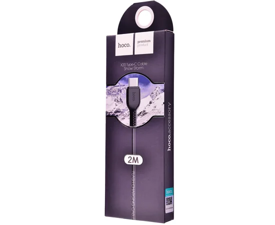 Дата кабель Hoco X20 Flash Type-C Cable (2m) Черный