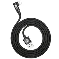Дата кабель Baseus MVP Elbow L-образное подключение USB to Lightning 1.5A (2m) (CALMVP-A) Черный