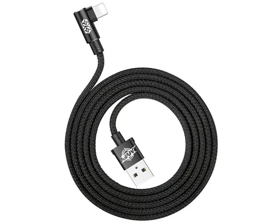 Дата кабель Baseus MVP Elbow L-образное подключение USB to Lightning 1.5A (2m) (CALMVP-A) Черный