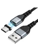 Дата кабель Hoco U96 "Traveller magnetic" Type-C (1.2m) Черный