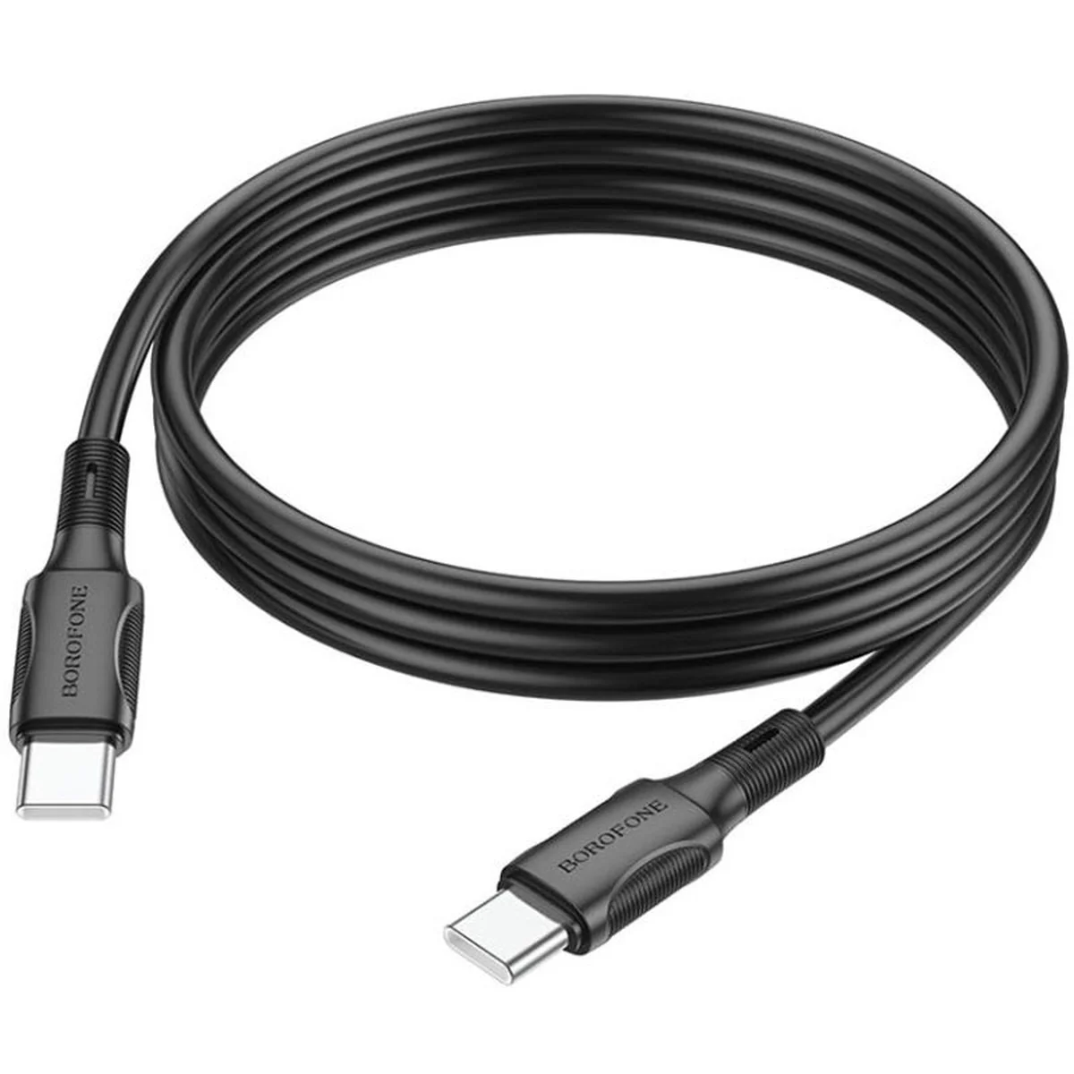 Дата кабель Borofone BX80 Type-C to Type-C 60W (1m) Чорний