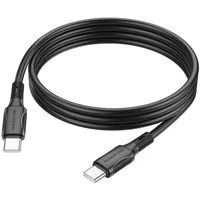 Дата кабель Borofone BX80 Type-C to Type-C 60W (1m) Чорний