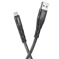 Дата кабель Hoco U105 Treasure USB to MicroUSB (1.2 m) Чорний