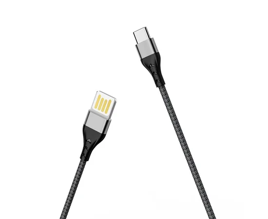 Дата кабель Borofone BU11 Tasteful USB to Type-C (1.2m) Черный